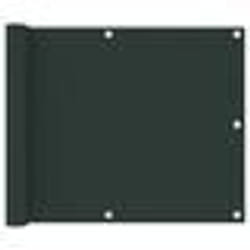vidaXL Écran de balcon Vert foncé 75x600 cm Tissu Oxford - TU