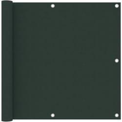 vidaXL Écran de balcon Vert foncé 90x300 cm Tissu Oxford