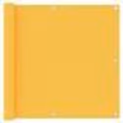 vidaXL Écran de balcon Jaune 90x500 cm Tissu Oxford - TU