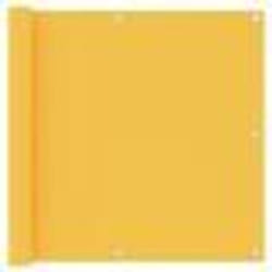 vidaXL Écran de balcon Jaune 90x500 cm Tissu Oxford - TU