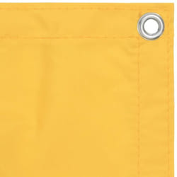 Vidaxl - cran de balcon Jaune 90x600 cm Tissu Oxford