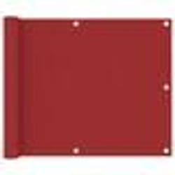 vidaXL Écran de balcon Rouge 75x500 cm Tissu Oxford - TU