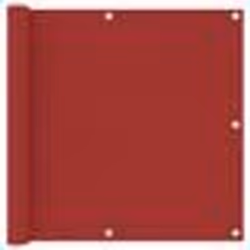 vidaXL Écran de balcon Rouge 90x400 cm Tissu Oxford - TU