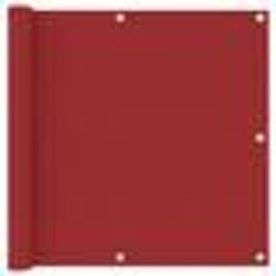 vidaXL Écran de balcon Rouge 90x600 cm Tissu Oxford - TU