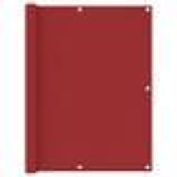 vidaXL Écran de balcon Rouge 120x300 cm Tissu Oxford - TU