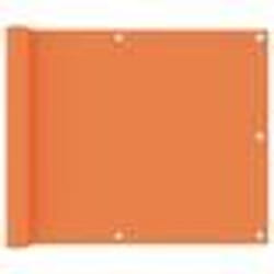 vidaXL Écran de balcon Orange 75x400 cm Tissu Oxford - TU