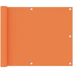 Vidaxl - cran de balcon Orange 75x500 cm Tissu Oxford