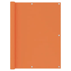 vidaXL Écran de balcon Orange 120x500 cm Tissu Oxford - TU