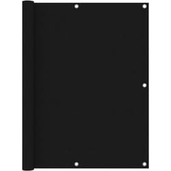 Vidaxl - cran de balcon Noir 120x300 cm Tissu Oxford