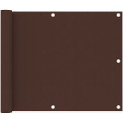 Vidaxl - cran de balcon Marron 75x600 cm Tissu Oxford