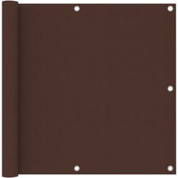 Vidaxl - cran de balcon Marron 90x400 cm Tissu Oxford