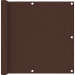 Vidaxl - cran de balcon Marron 90x500 cm Tissu Oxford