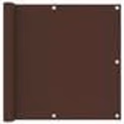 vidaXL Écran de balcon Marron 90x600 cm Tissu Oxford - TU