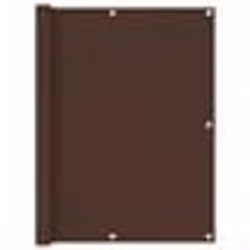 vidaXL Écran de balcon Marron 120x300 cm Tissu Oxford - TU
