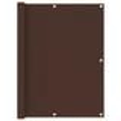 vidaXL Écran de balcon Marron 120x300 cm Tissu Oxford - TU