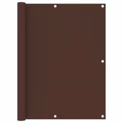 vidaXL Écran de balcon Marron 120x400 cm Tissu Oxford - TU