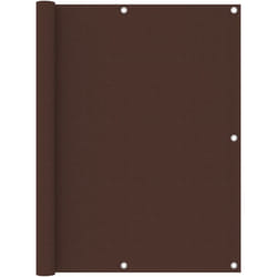Vidaxl - cran de balcon Marron 120x500 cm Tissu Oxford