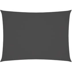 vidaXL Voile de parasol tissu oxford rectangulaire 2x3,5 m anthracite