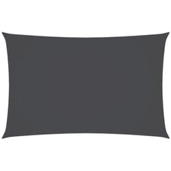 vidaXL Voile de parasol tissu oxford rectangulaire 3x6 m anthracite - TU