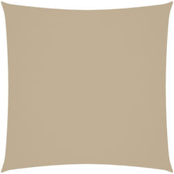 Voile de parasol tissu oxford carré 6x6 m beige Vidaxl