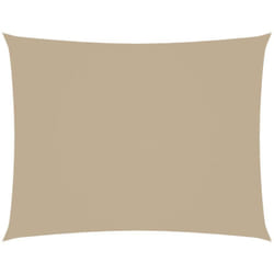 Vidaxl - Voile de parasol Tissu Oxford rectangulaire 3,5x4,5 m Beige