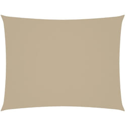 Vidaxl - Voile de parasol tissu oxford rectangulaire 5x7 m beige