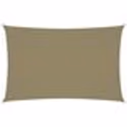vidaXL Voile de parasol tissu oxford rectangulaire 5x8 m beige