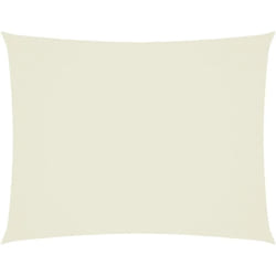 Vidaxl - Voile de parasol Tissu Oxford rectangulaire 3,5x5 m Crème