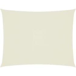 Voile de parasol tissu oxford rectangulaire 4x5 m crème - Vidaxl