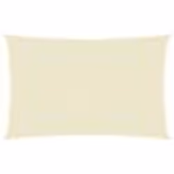 vidaXL Voile de parasol tissu oxford rectangulaire 5x8 m crème