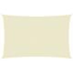 vidaXL Voile de parasol tissu oxford rectangulaire 5x8 m crème