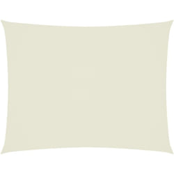 Vidaxl - Voile de parasol Tissu Oxford rectangulaire 6x8 m Crème
