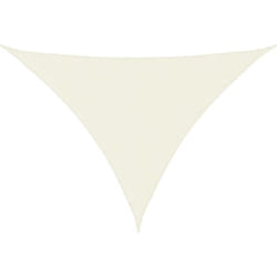 Vidaxl - Voile de parasol tissu oxford triangulaire 3x3x4,24 m crème