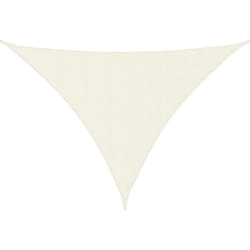Vidaxl - Voile de parasol Tissu Oxford triangulaire 3x4x5 m Crème