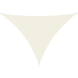 Vidaxl - Voile de parasol Tissu Oxford triangulaire 5x6x6 m Crème