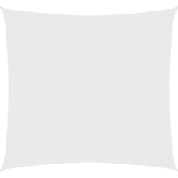 Voile de parasol Tissu Oxford carré 7x7 m Blanc