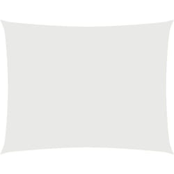 Voile de parasol tissu oxford rectangulaire 4x5 m blanc Vidaxl