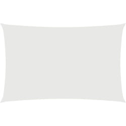 Voile de parasol Tissu Oxford rectangulaire 4x7 m Blanc