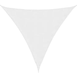 Voile de parasol tissu oxford triangulaire 3x3x3 m blanc