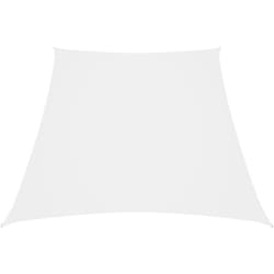 Voile de parasol Tissu Oxford trapèze 2/4x3 m Blanc