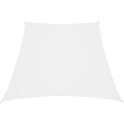 Voile de parasol Tissu Oxford trapèze 3/4x3 m Blanc