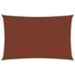 vidaXL Voile de parasol tissu oxford rectangulaire 4x7 m terre cuite