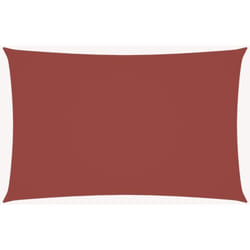 Voile de parasol tissu oxford rectangulaire 5x7 m terre cuite