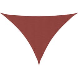 Voile de parasol tissu oxford triangulaire 3x4x5 m terre cuite Vidaxl