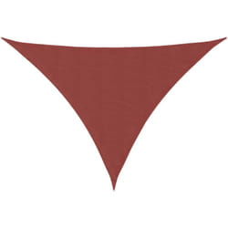 Voile de parasol tissu oxford triangulaire 5x6x6 m terre cuite vidaXL