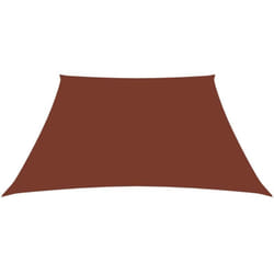 Voile de parasol Tissu Oxford trapèze 2/4x3 m Terre cuite