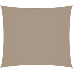 Voile de parasol tissu oxford rectangulaire 2x2,5 m taupe - Vidaxl
