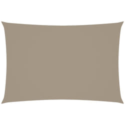 Vidaxl - Voile de parasol tissu oxford rectangulaire 3x5 m taupe