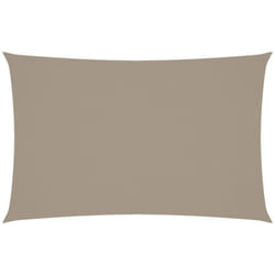 Vidaxl - Voile de parasol tissu oxford rectangulaire 4x7 m taupe