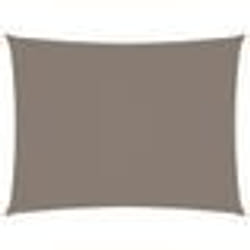 vidaXL Voile de parasol tissu oxford rectangulaire 5x7 m taupe